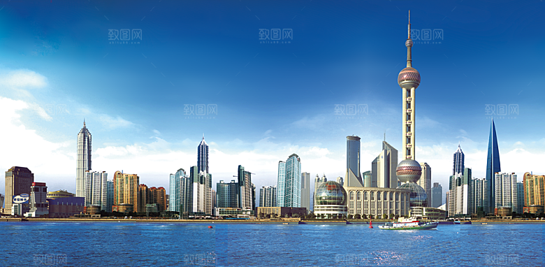 蓝天白云云朵绿色草地蓝色天空高清海报