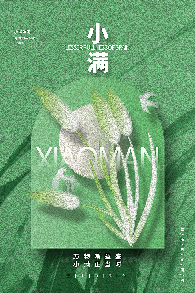 小满二十四节气海报