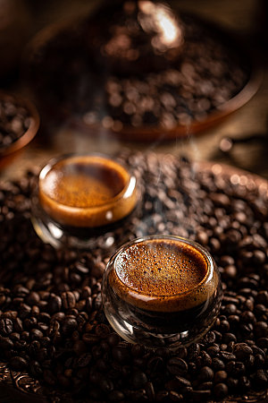 现磨咖啡豆咖啡饮品