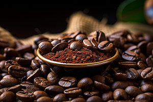 烘焙现磨咖啡豆咖啡