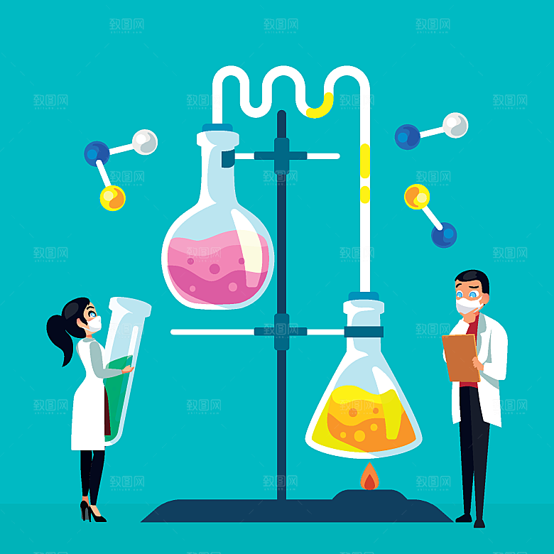 医学医疗医院健康卫生口罩插画