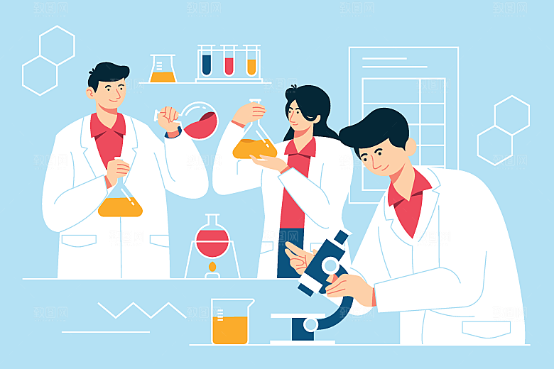 医学医疗医院健康卫生口罩插画
