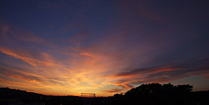 天空傍晚云层云朵云海黄昏晚霞夕阳