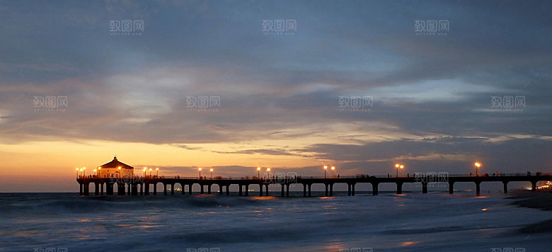 天空傍晚云层云朵云海黄昏晚霞夕阳