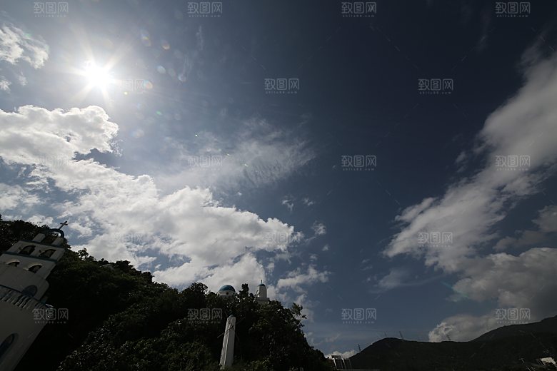 蓝天白云天空云朵