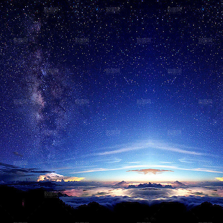 天空傍晚云层云朵云海黄昏晚霞夕阳