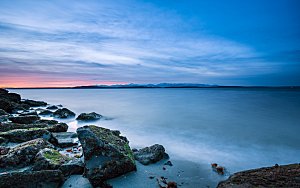 黄昏傍晚晚霞夕阳落日