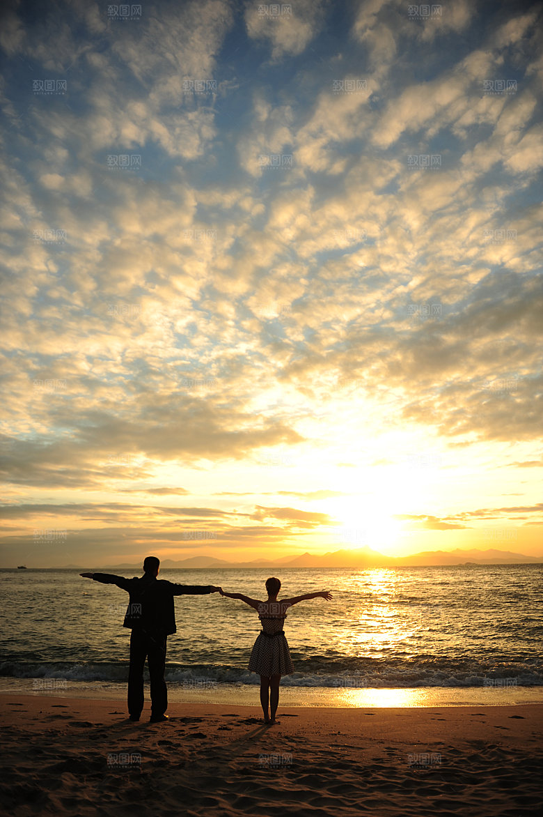 傍晚黄昏晚霞夕阳