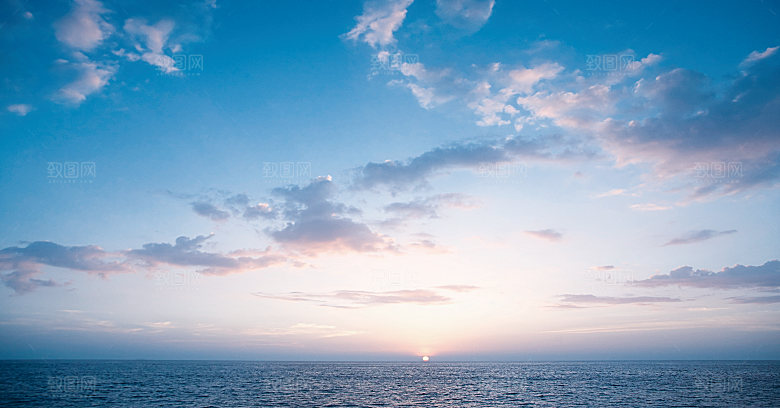 黄昏傍晚晚霞夕阳天空