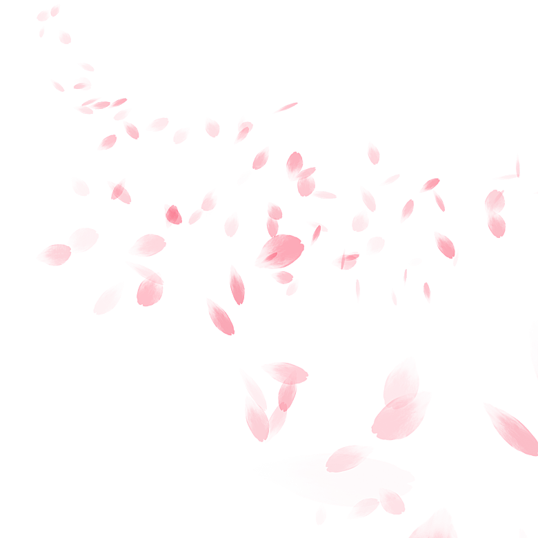 手绘花瓣花朵花卉装饰图案PNG免抠素材