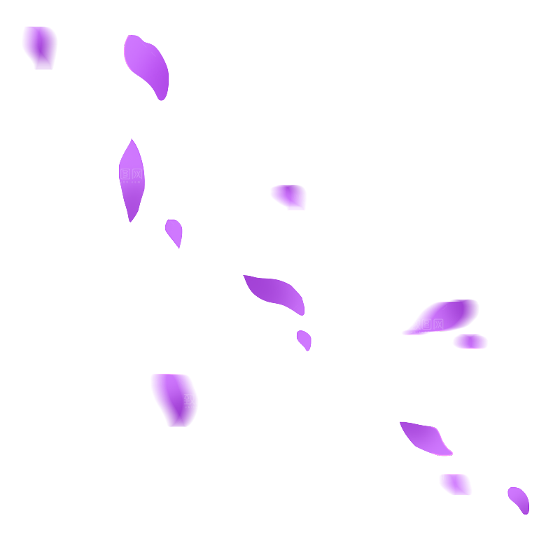 手绘花瓣花朵花卉装饰图案PNG免抠素材