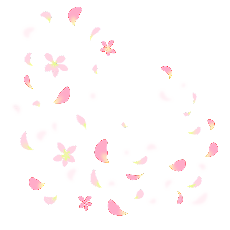 手绘花瓣花朵花卉装饰图案PNG免抠图片