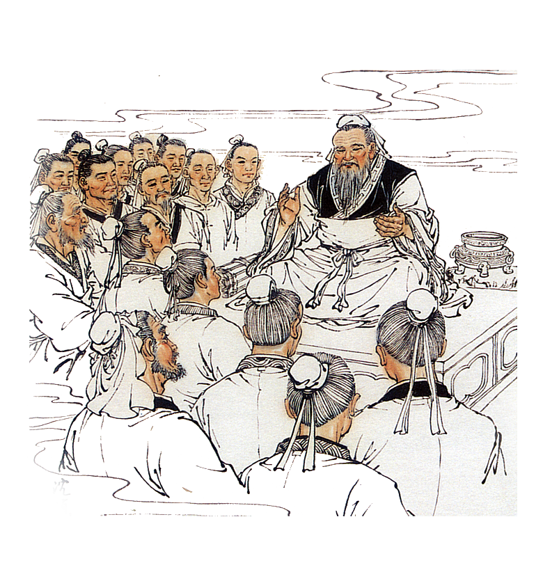 古代历史名人名医名士插图PNG图片
