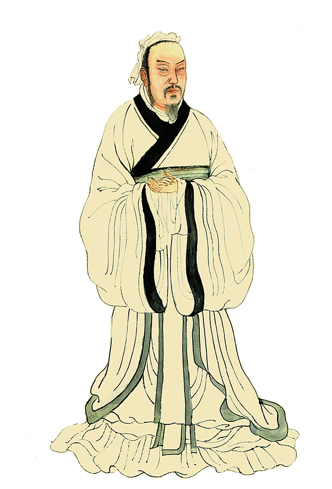 古代历史名人名医名士插图PNG图片素材