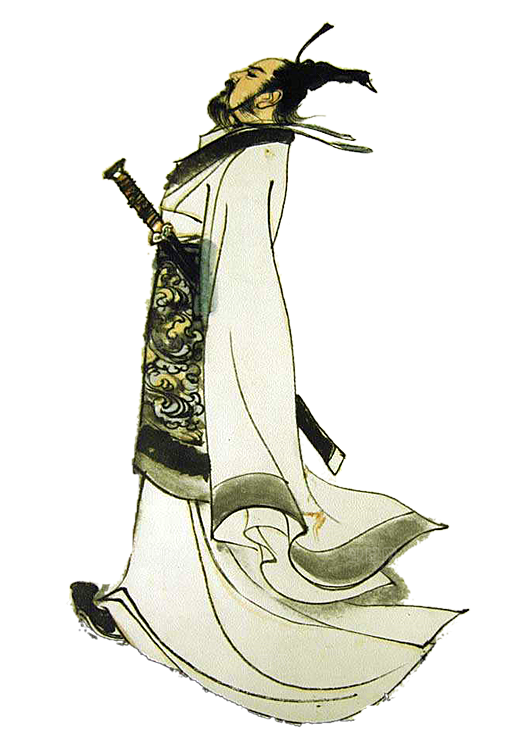 古代历史名人名医名士插图PNG图片素材