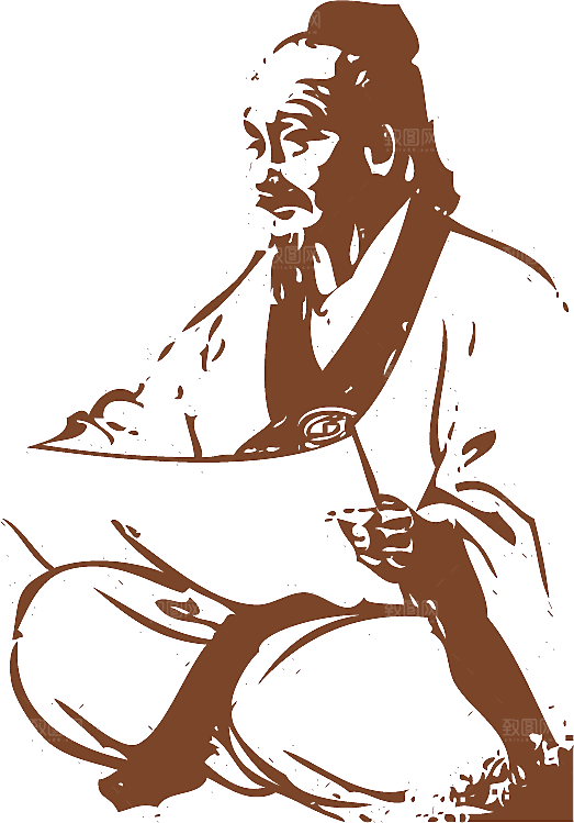 古代历史名人名医名士插图PNG图片