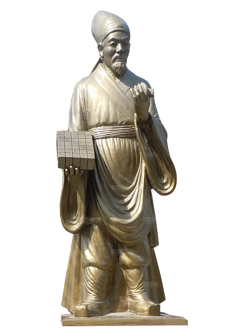 古代历史名人名医名士插图PNG图片