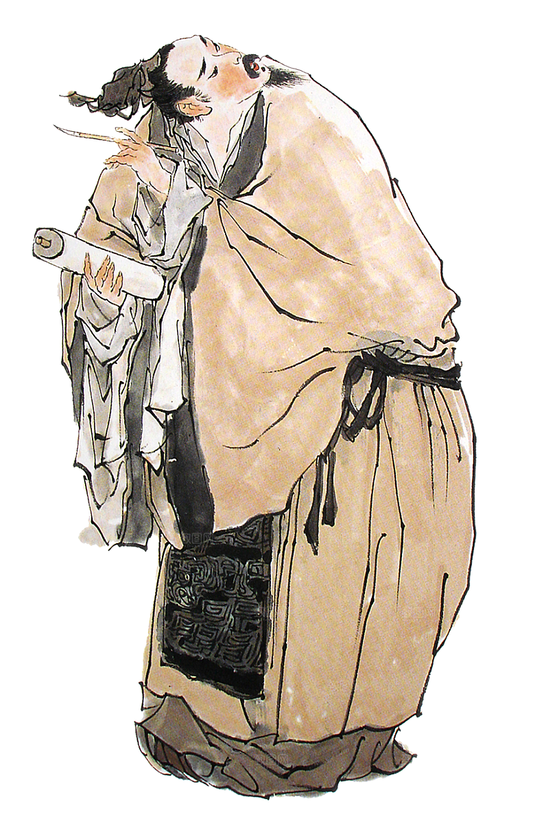 古代历史名人名医名士插图PNG图片