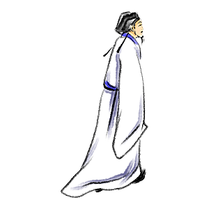 古代历史名人名医名士插图PNG图片素材