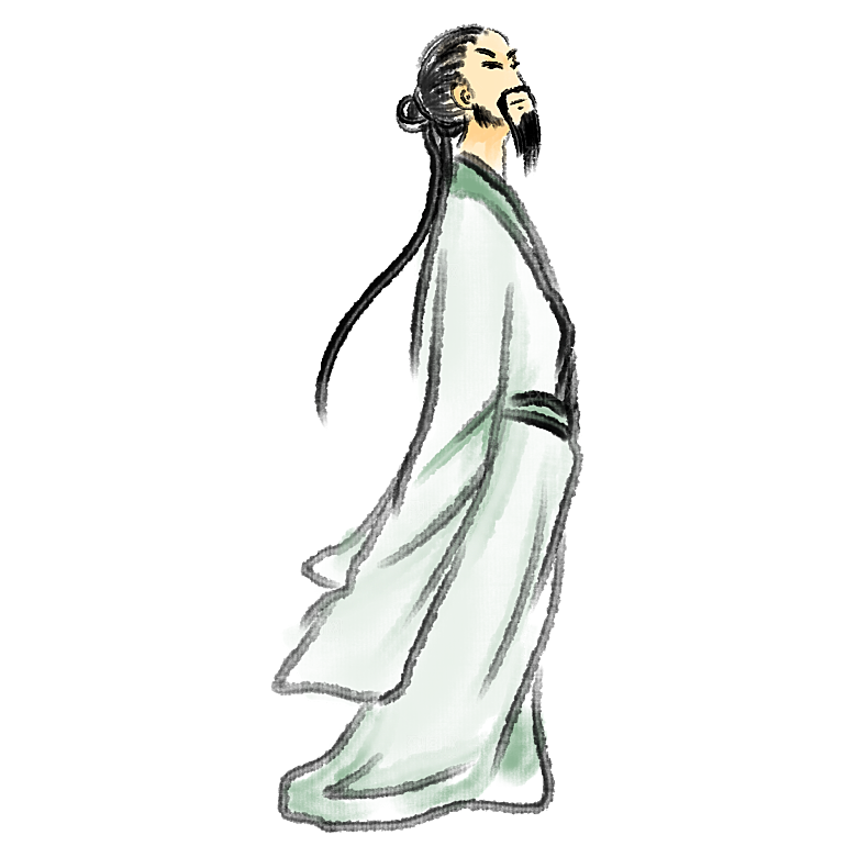 古代历史名人名医名士插图PNG图片