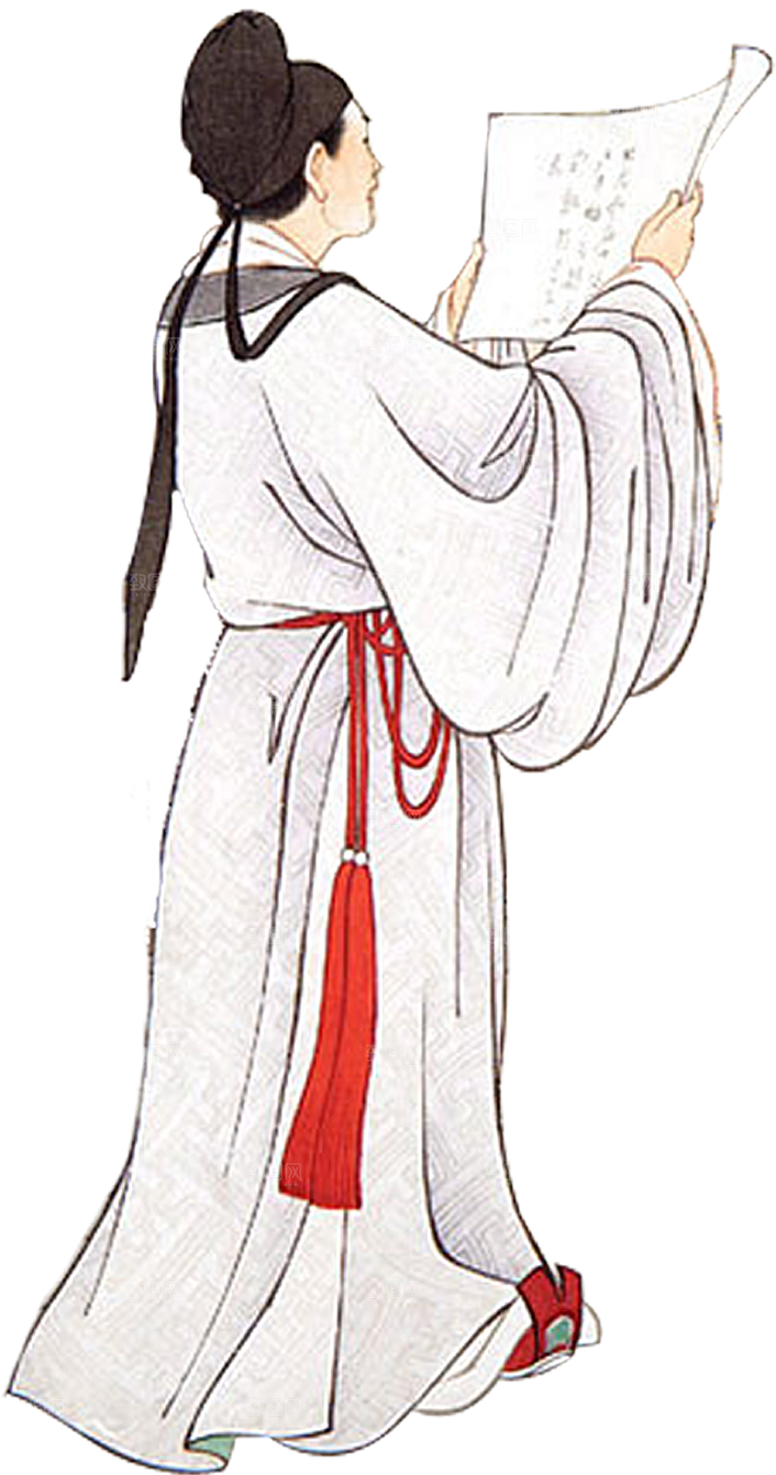 古代历史名人名医名士插图PNG图片
