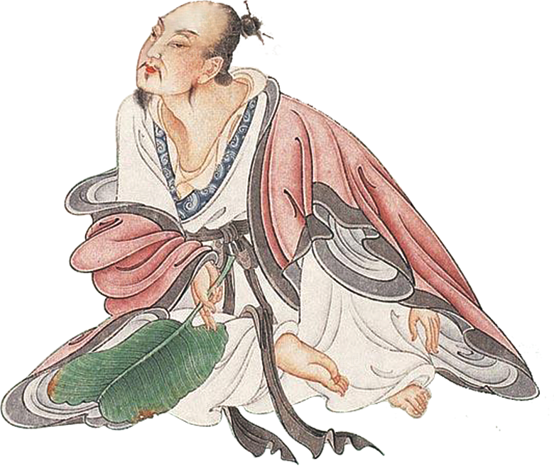 古代历史名人名医名士插图PNG图片素材