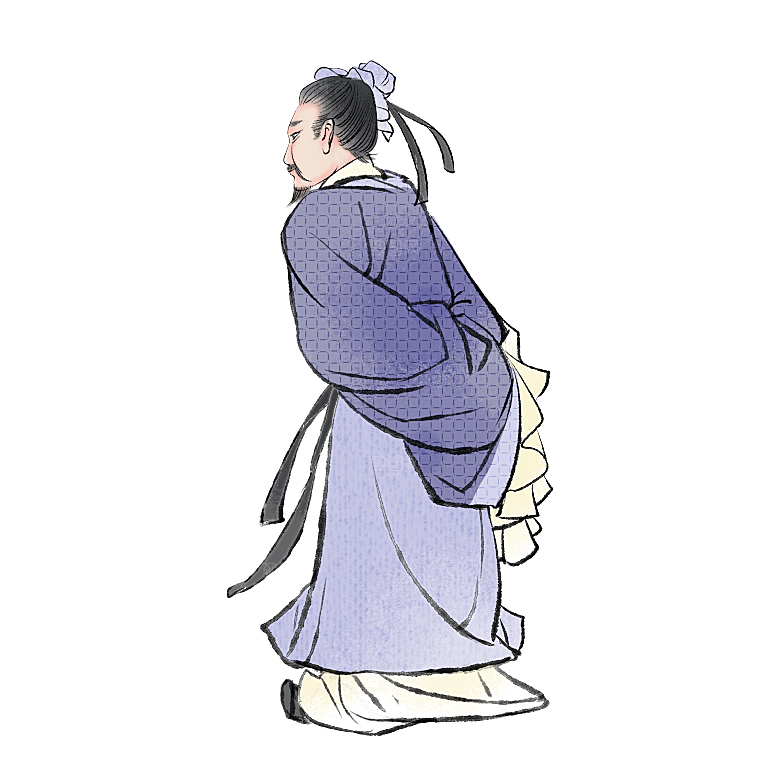 古代历史名人名医名士插图PNG图片