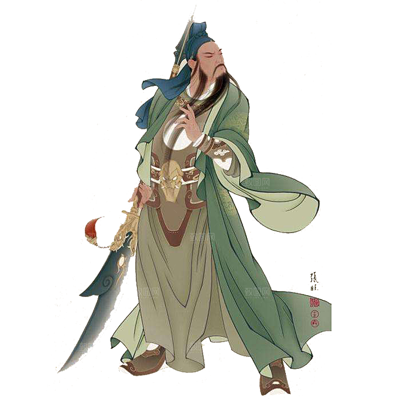 古代历史名人名医名士插图PNG图片