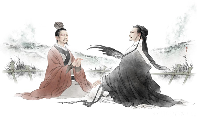 古代历史名人名医名士插图PNG图片素材