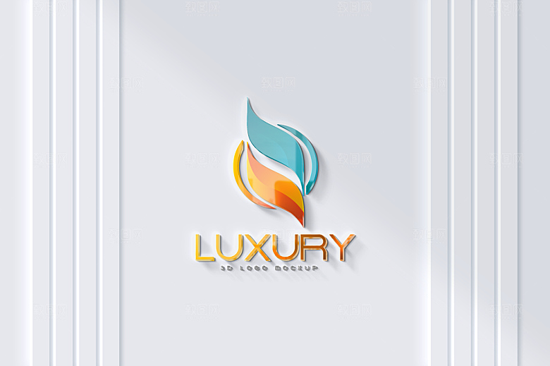 立体LOGO样机效果图