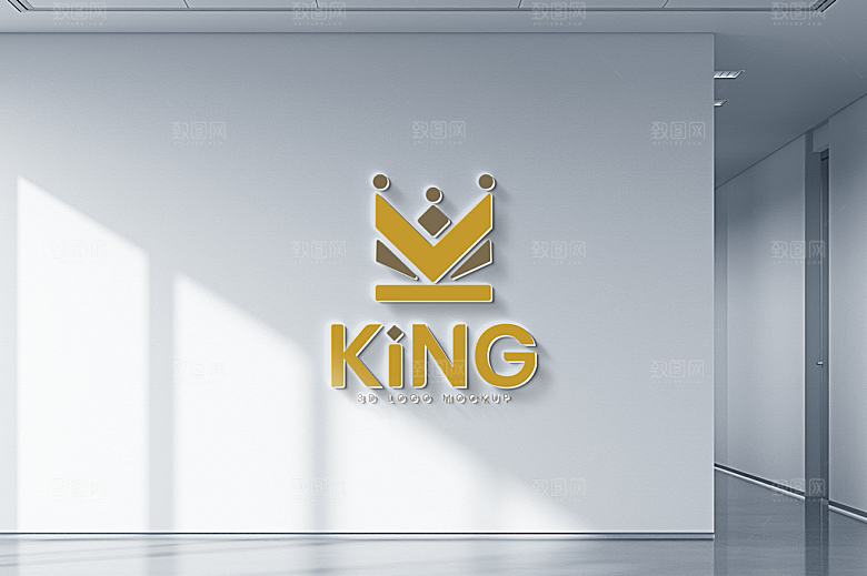 立体LOGO样机效果图展示