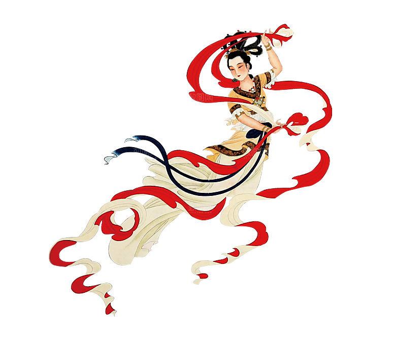 中秋节嫦娥简约大气免扣元素