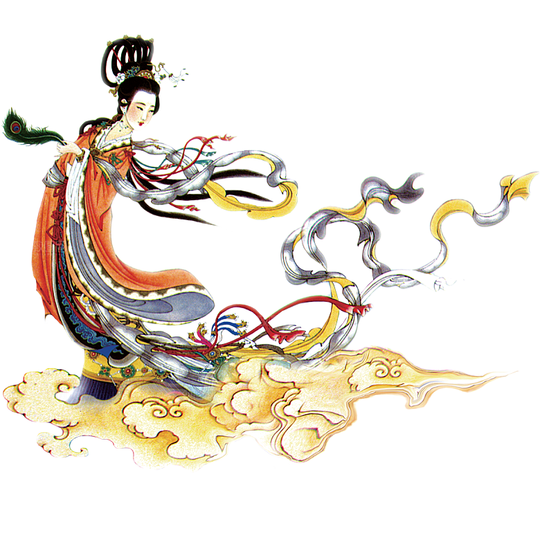 中秋节嫦娥简约大气免扣元素