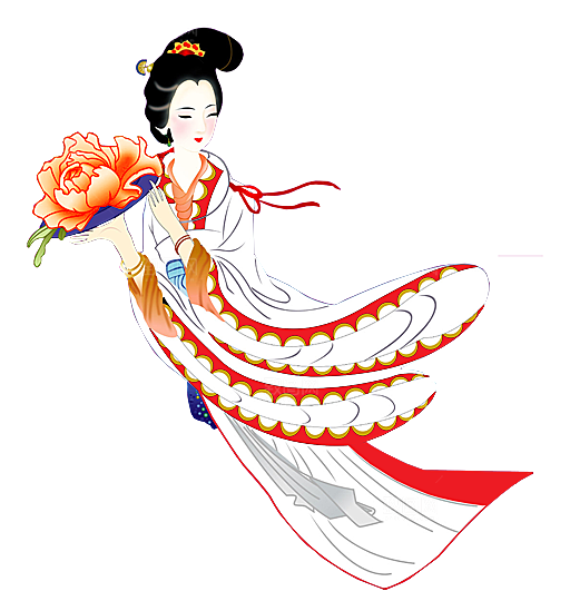 中秋节嫦娥简约大气免扣元素