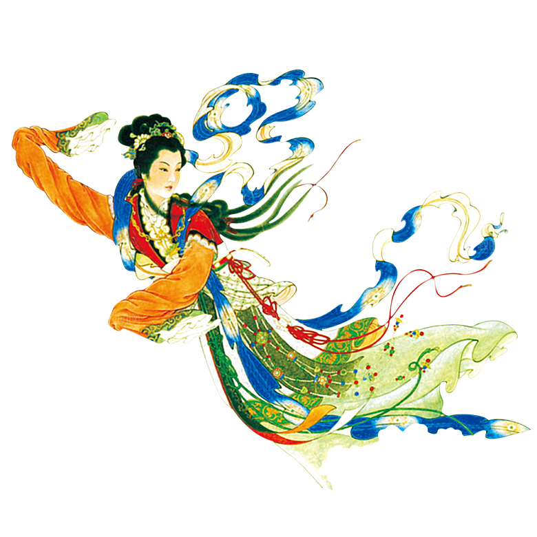 中秋节嫦娥简约大气免扣元素