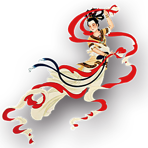 中秋节嫦娥简约大气免扣元素