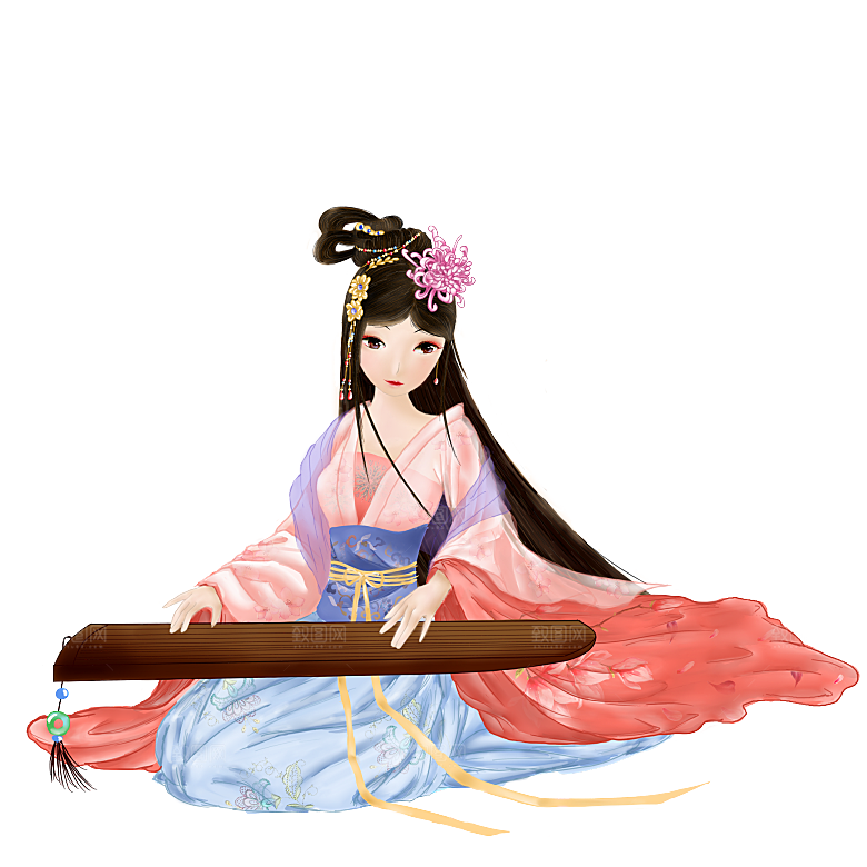 中秋节嫦娥简约大气免扣元素