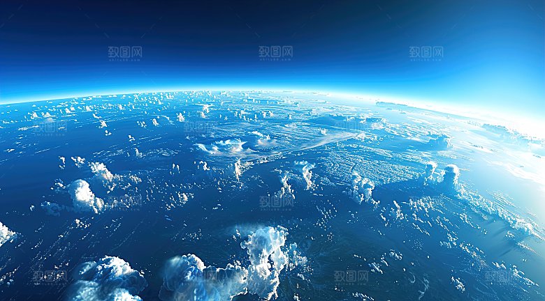 宇宙中的地球背景