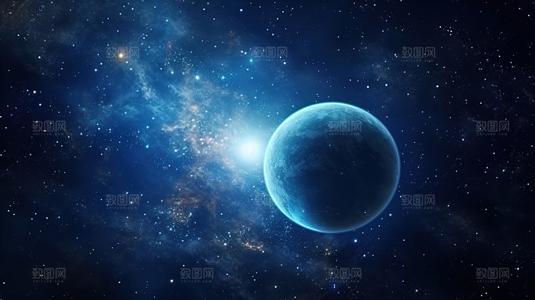 背景宇宙中的地球