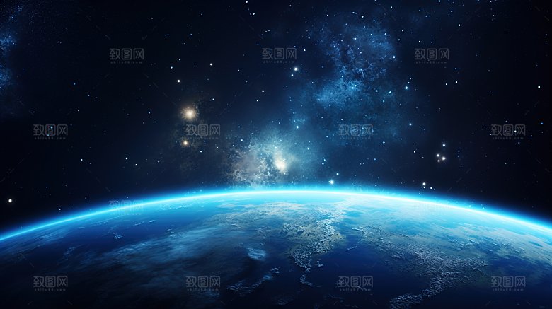 背景宇宙中的地球