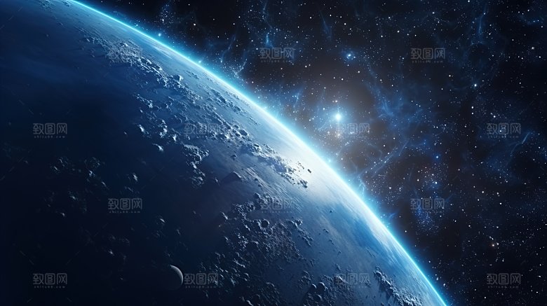 背景宇宙中的地球