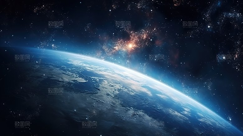背景宇宙中的地球