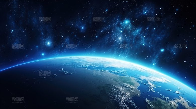 背景宇宙中的地球