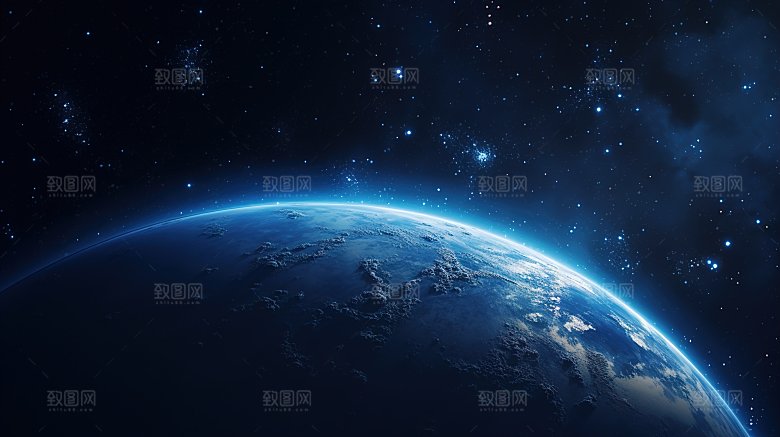 背景宇宙中的地球