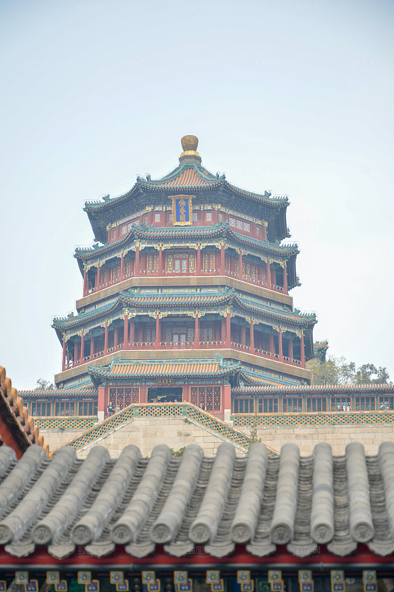 颐和园古建筑佛香阁