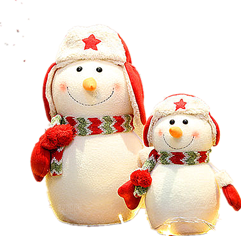 卡通冬天可爱雪人插画元素