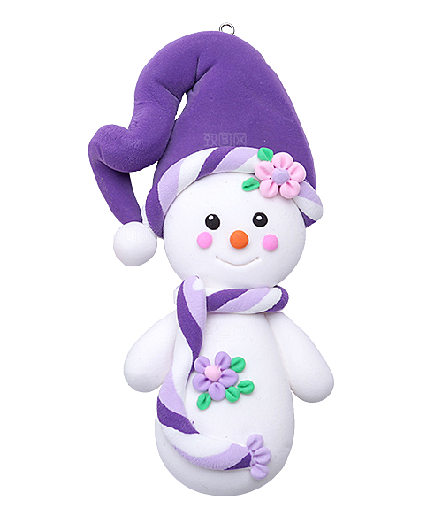 卡通冬天可爱雪人插画元素