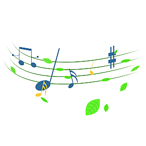 简约大气音符音乐免扣素材