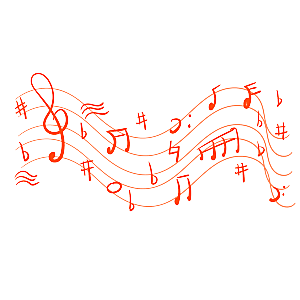 简约大气音符音乐免扣素材