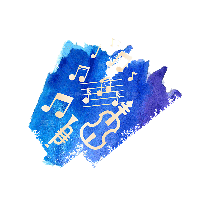 简约大气音符音乐免扣素材